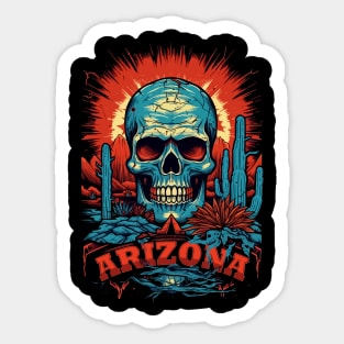 Arizona - Skull Sticker